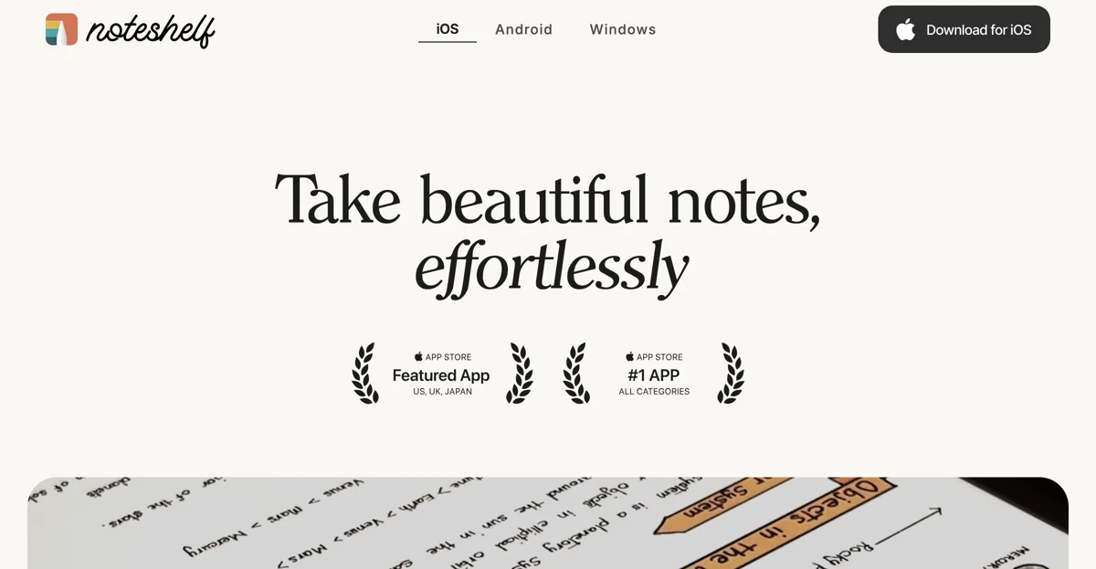 Noteshelf: Ứng Dụng Ghi Chú Thông Minh Nhất