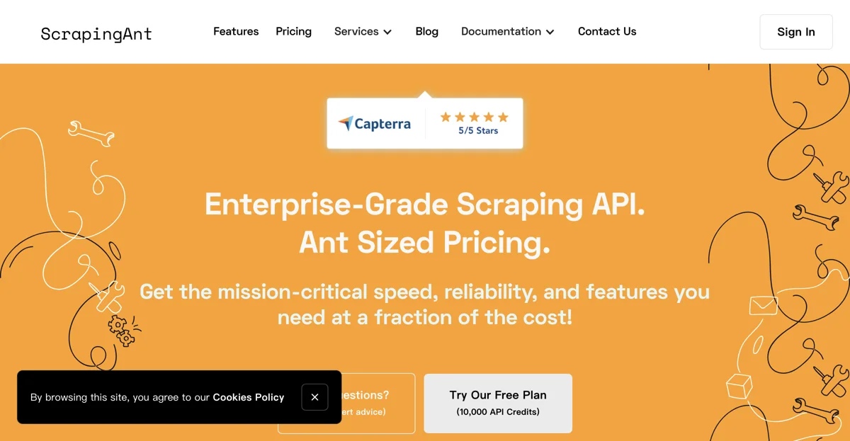 ScrapingAnt: Affordable Web Scraping API with Advanced Features