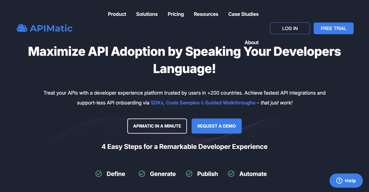 APIMatic - Xây dựng và duy trì SDK và tài liệu cho API của bạn