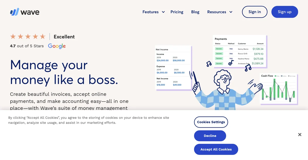 Wave: Simplify Your Small Business Finances with Wave Financial