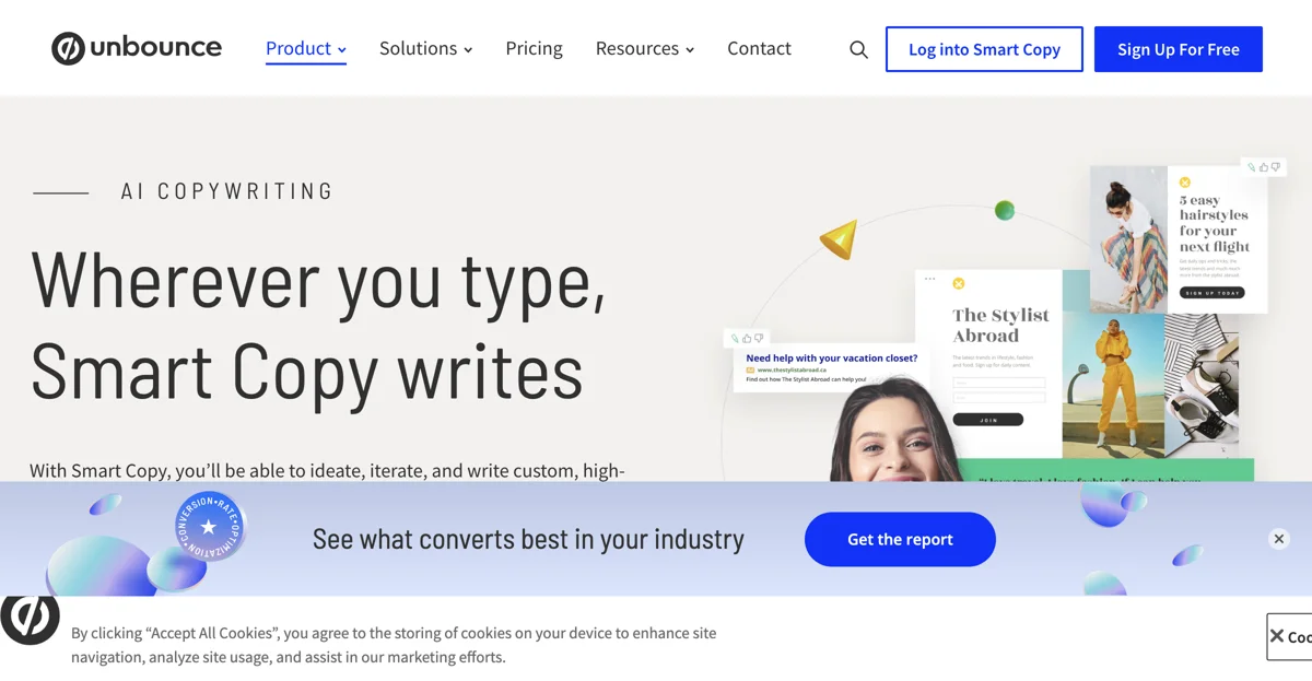 Smart Copy - Công Cụ Viết Nội Dung và Copywriting AI | Unbounce