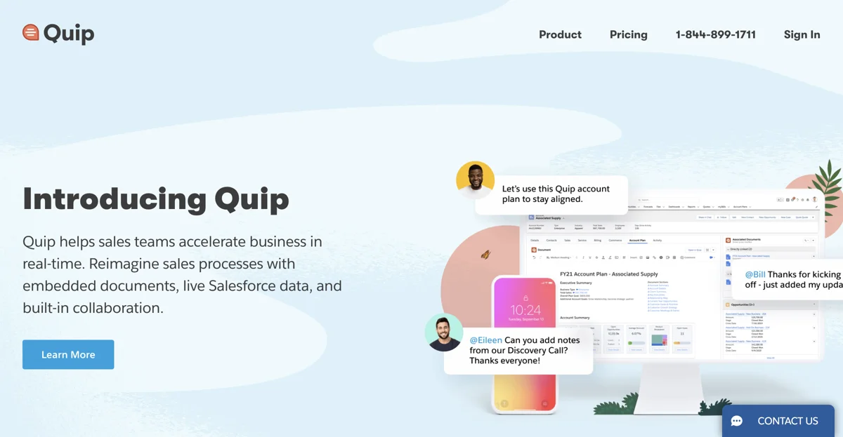 Quip: Transform Your Sales Collaboration with Real-Time Tools