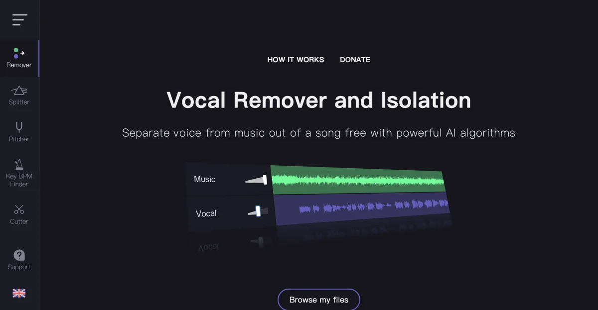 Create Karaoke Tracks with Vocal Remover and Isolation Tool