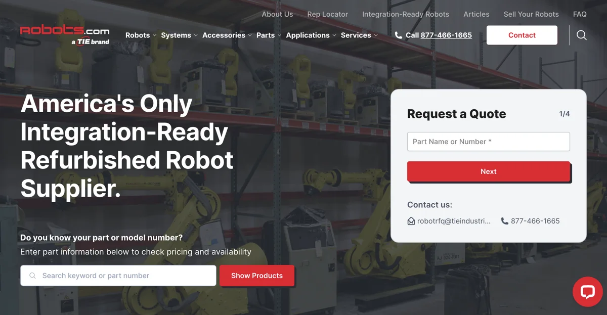 T.I.E. Industrial: Refurbished Robots and Automation Solutions