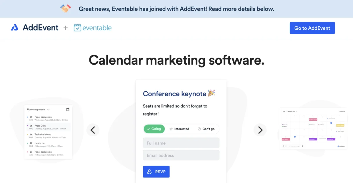 Eventable - Transform Your Marketing with Calendar Integration