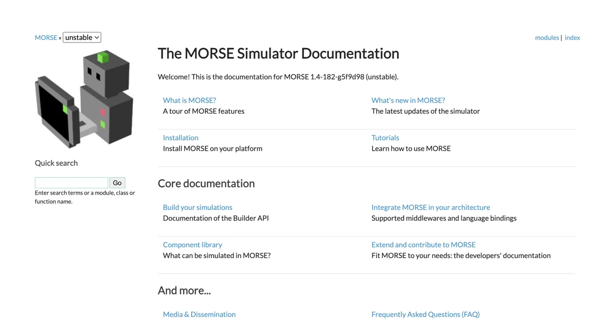 Explore the MORSE Simulator: Features, Installation, and More