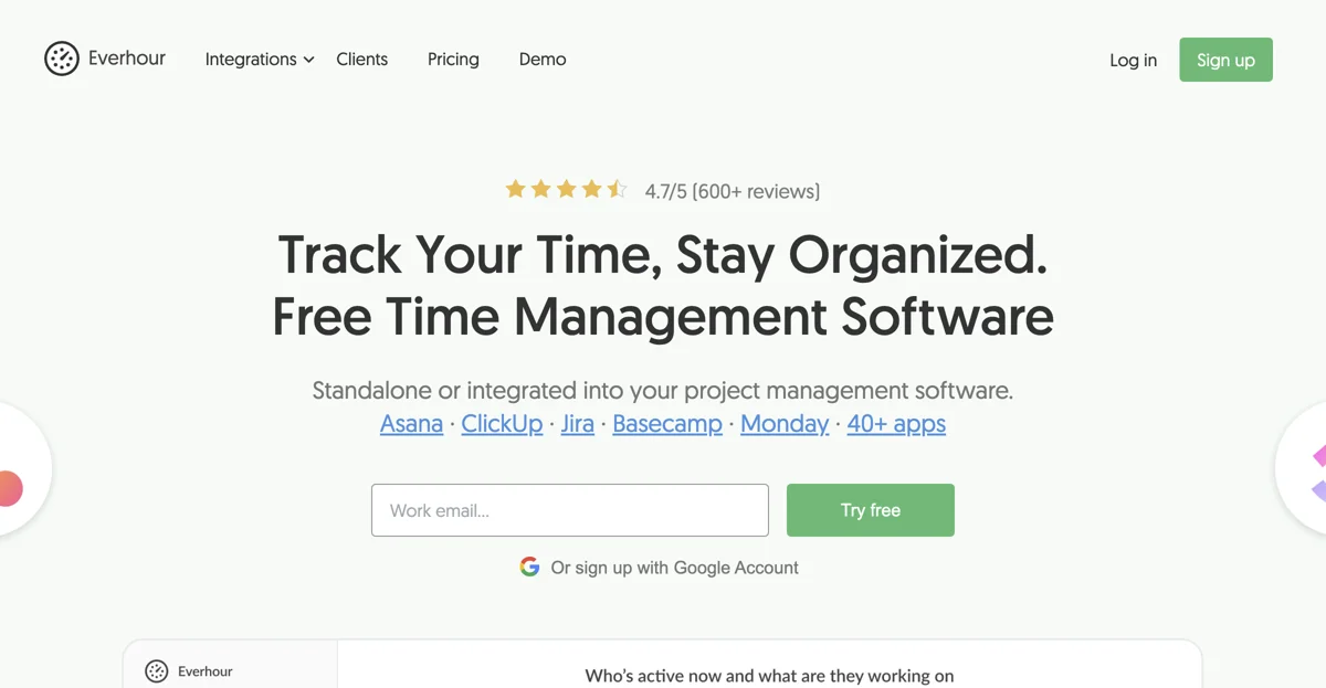 Time Tracking Software to Boost Team Productivity. Try Everhour Today!