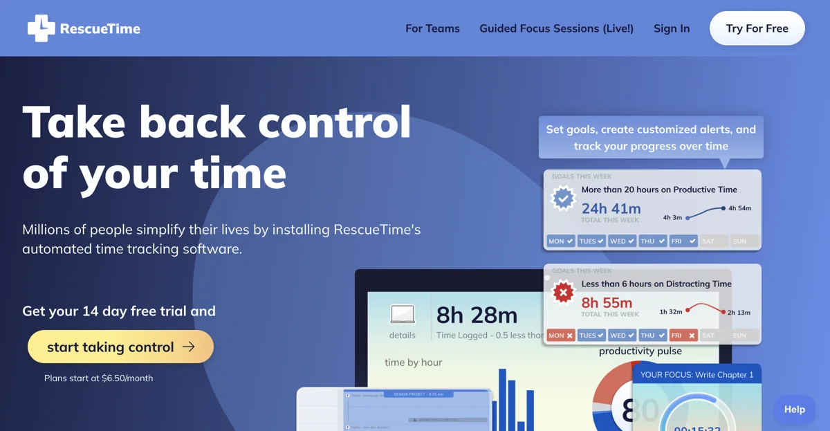 RescueTime: The Ultimate Automated Time Tracking Tool