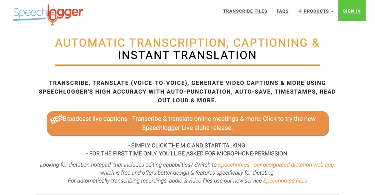 Transform Your Communication with Speechlogger: Transcription & Translation