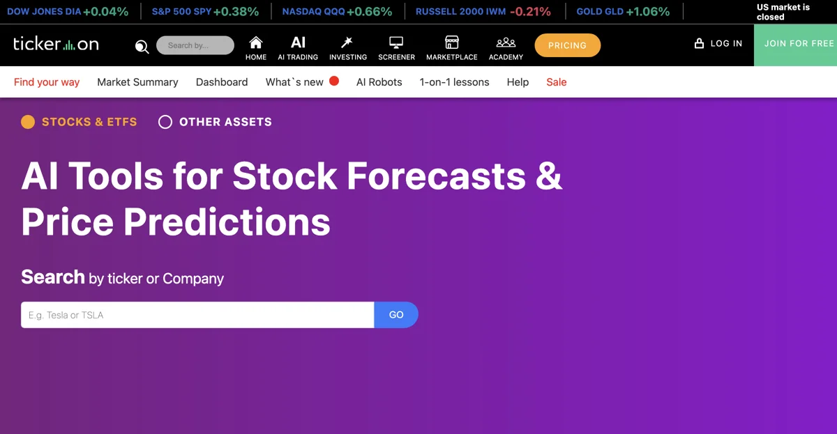 Unlock Stock Trading Success with Tickeron's AI Tools