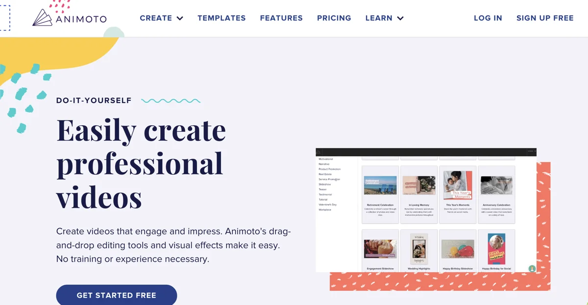 Create Stunning Videos Easily with Animoto - Free Video Maker