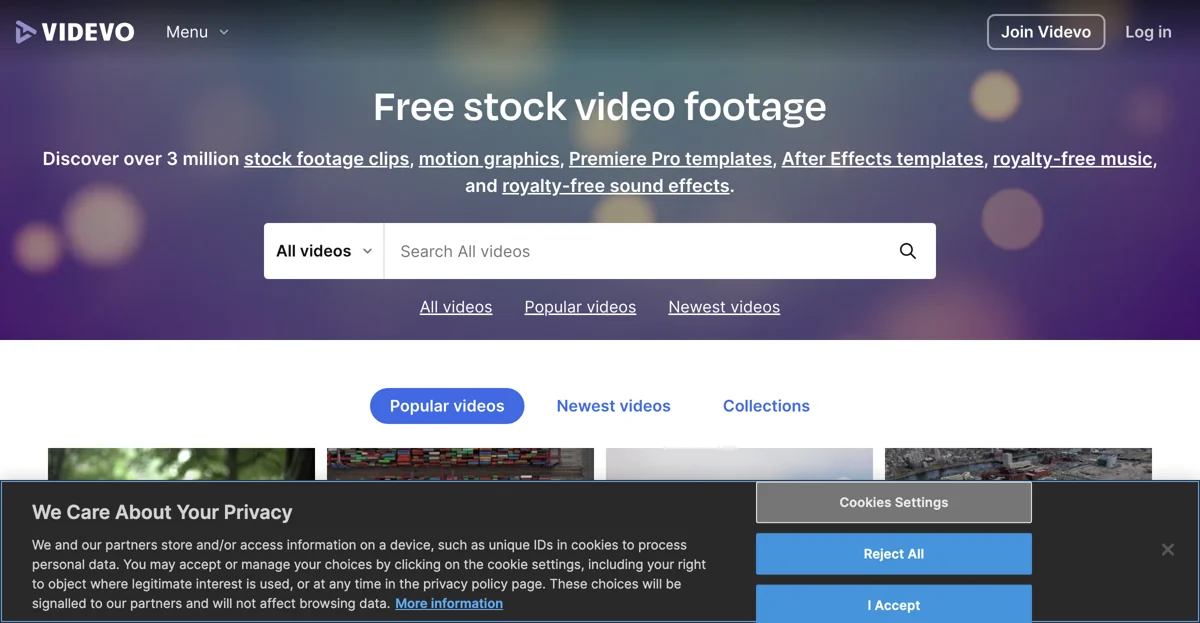 Discover Videvo: Free Stock Video Footage and Royalty-Free Clips