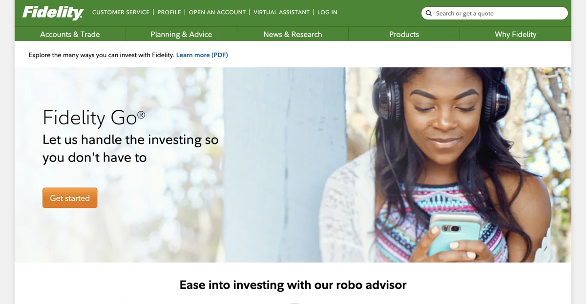 Fidelity Go - Robo Advisor Tiện Lợi Cho Đầu Tư Dễ Dàng