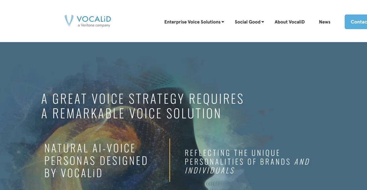 VocaliD: Transforming Voice Content Creation with AI Technology