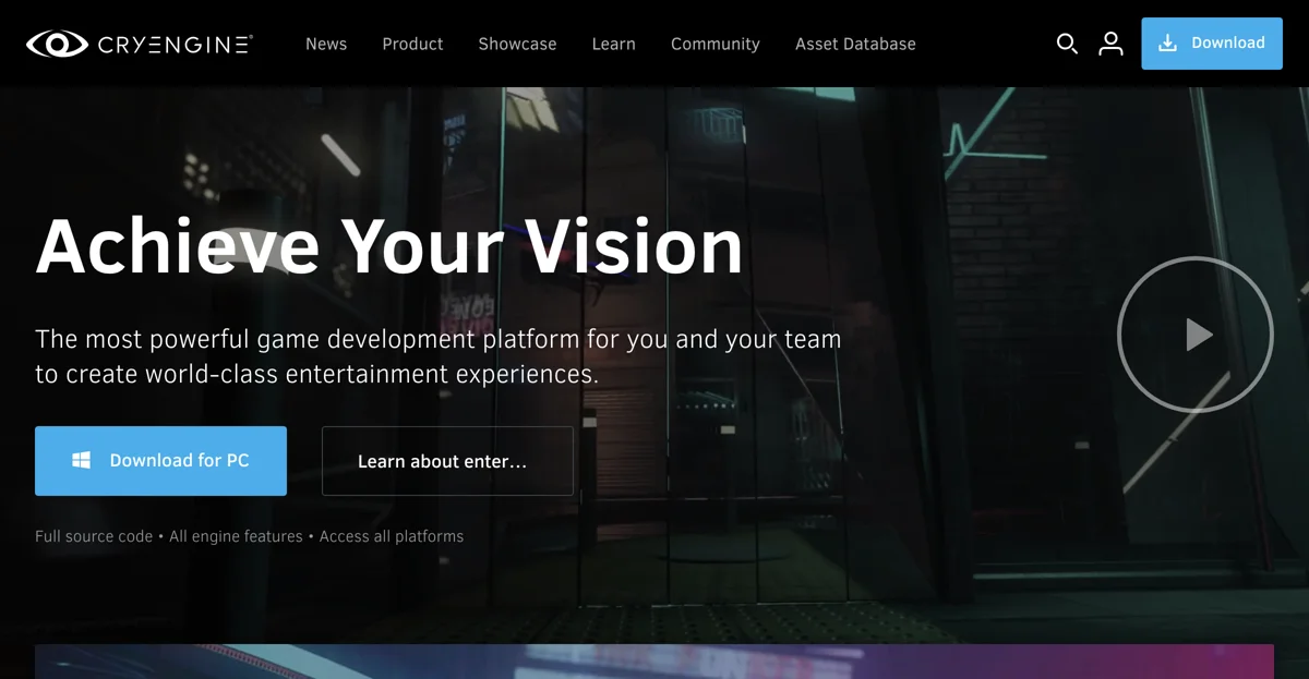 Explore CRYENGINE: Your Ultimate Game Development Tool