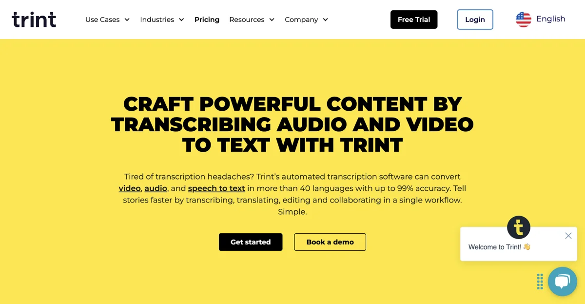 Transform Your Transcription Process with Trint's AI Software