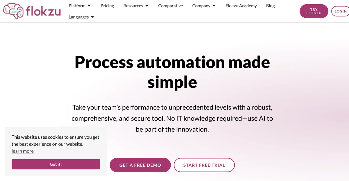 Flokzu: Cloud Business Process Automation Made Easy