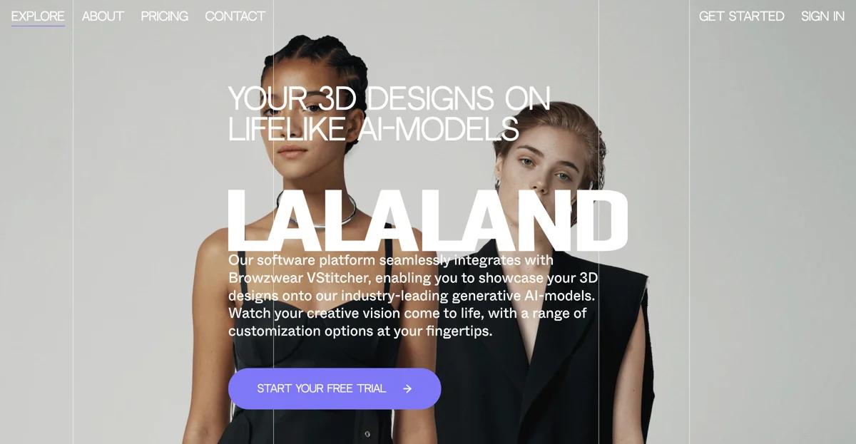 Lalaland.ai: AI-Powered Digital Model Studio for Designers