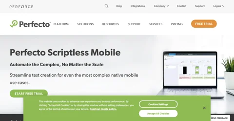 Perfecto Scriptless Mobile