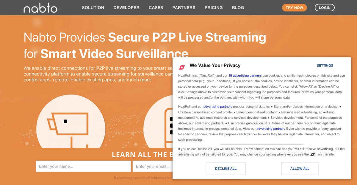 Discover Nabto: Secure P2P Live Streaming for Surveillance Cameras