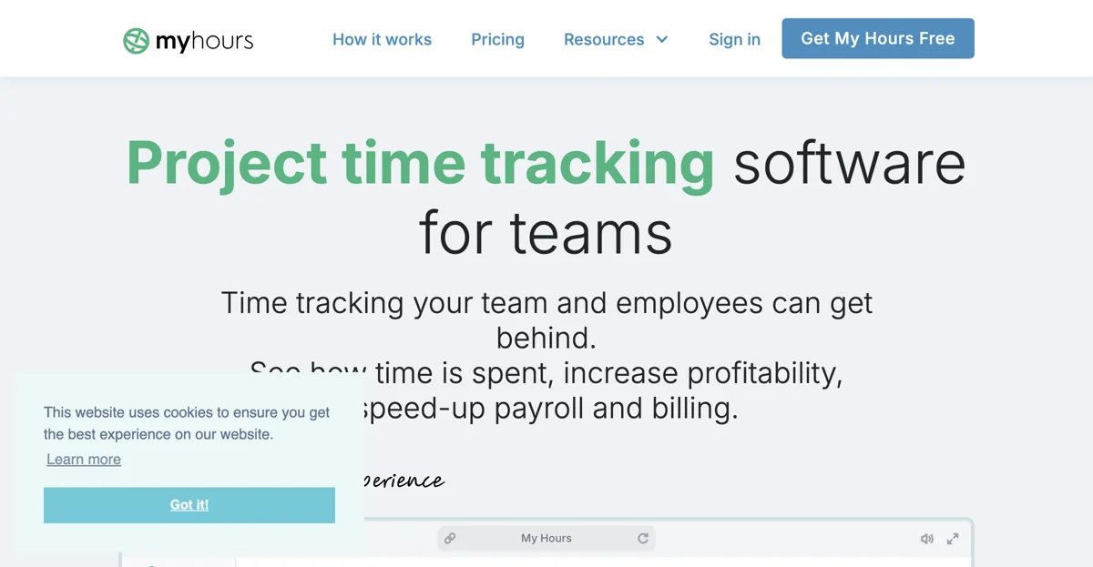 Free Time Tracking for your Projects and Tasks | My Hours