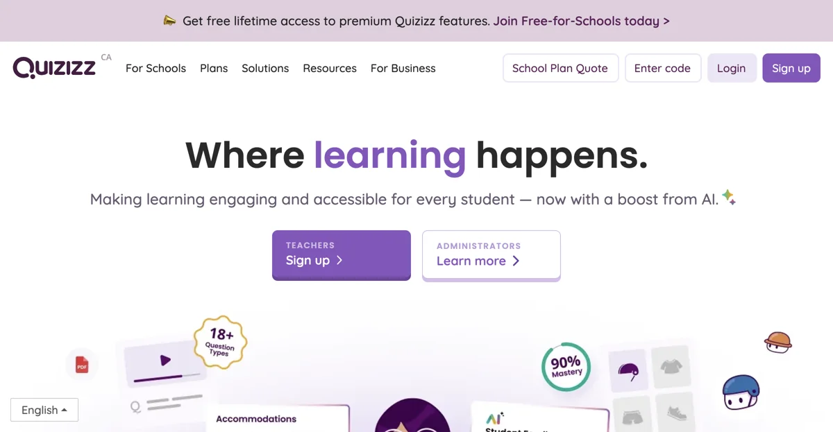 Quizizz: Free Online Quizzes, Lessons, Activities, and Homework