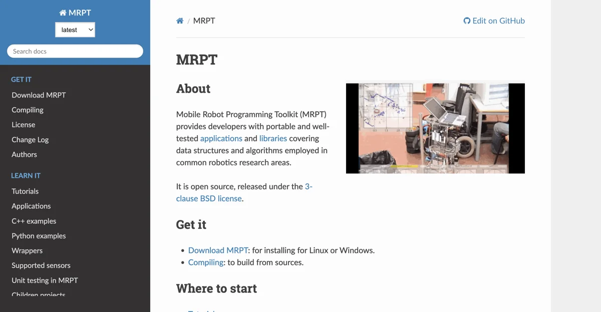 Explore MRPT: The Ultimate Toolkit for Robotics Development