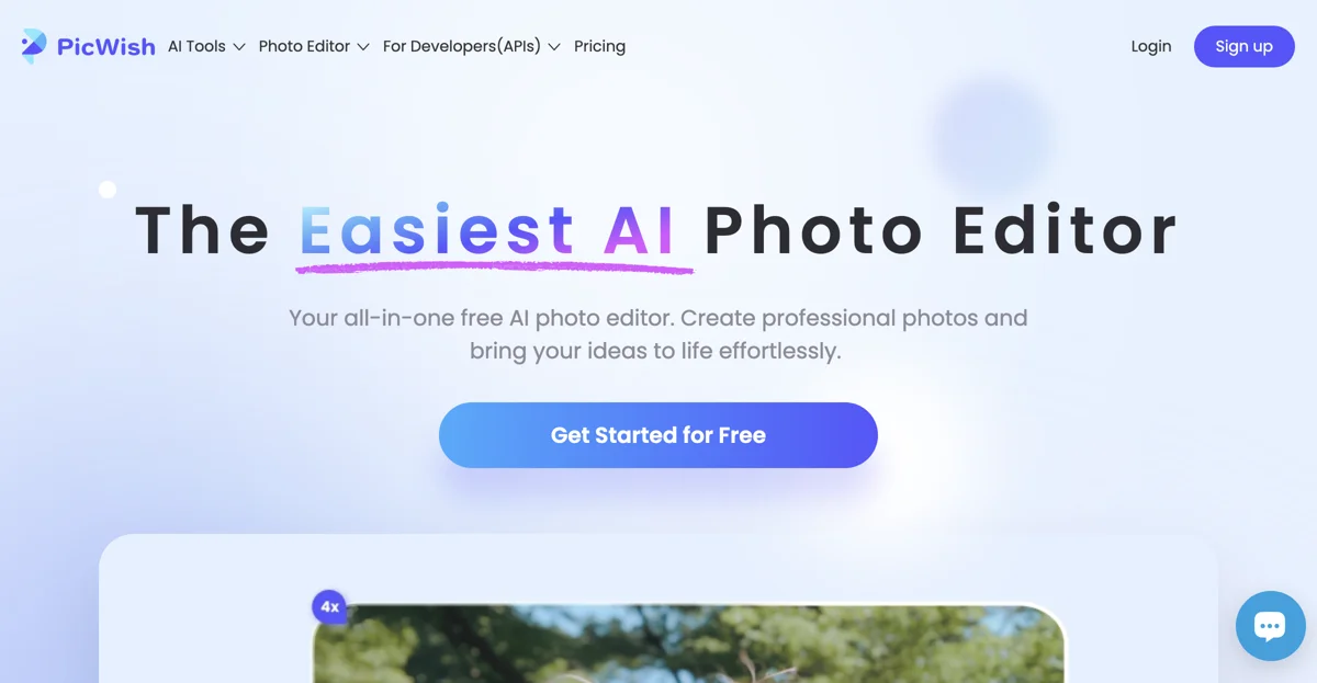 PicWish AI Photo Editor: Free Online Photo Editing Tools