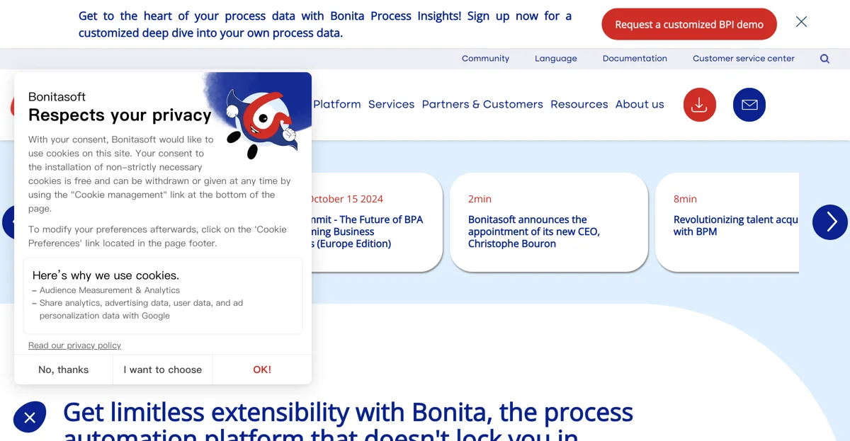 Unlock Business Efficiency with Bonitasoft's Open Source BPM