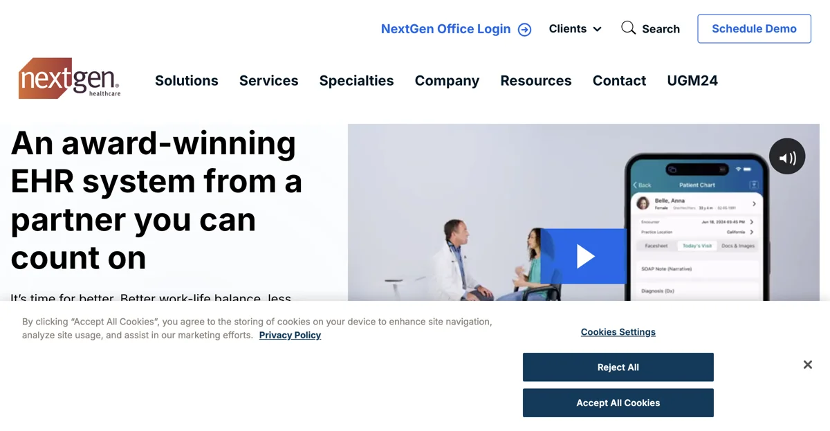 Transform Your Practice with NextGen Healthcare's Award-Winning EHR