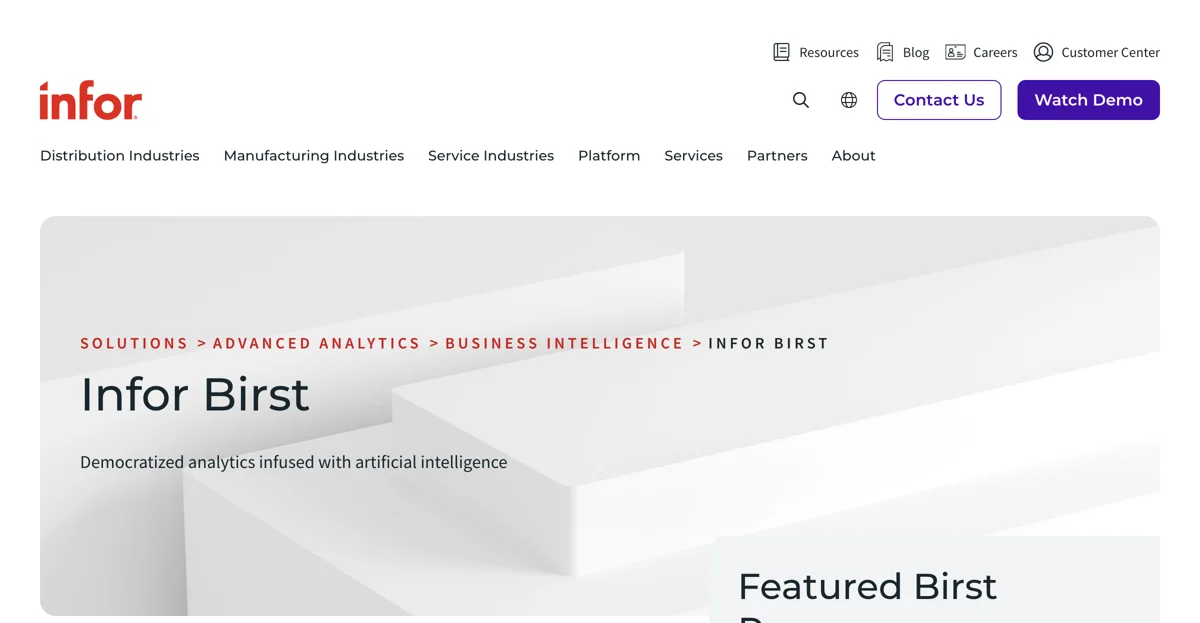 Unlocking Insights with Infor Birst: Your Guide to Business Intelligence