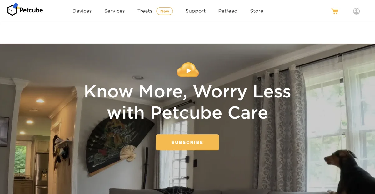 Petcube Care: Smart Pet Monitoring and Home Security