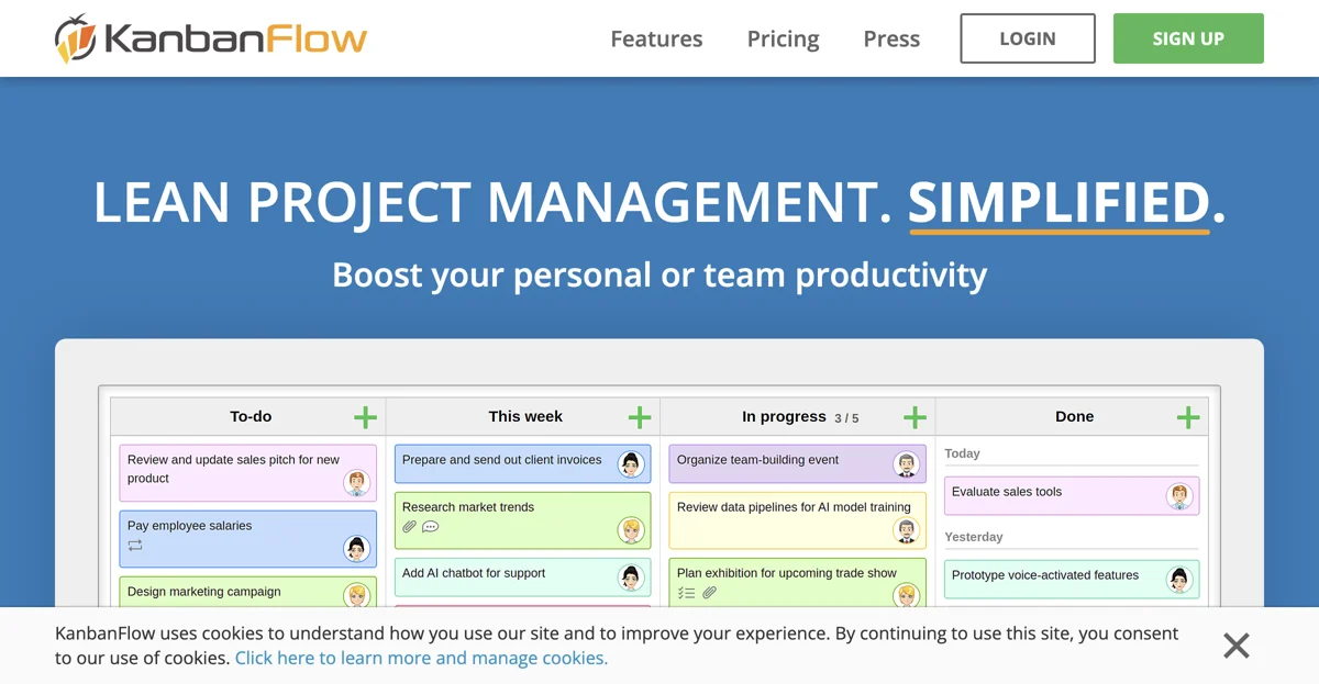 Boost Your Productivity with KanbanFlow: Lean Project Management