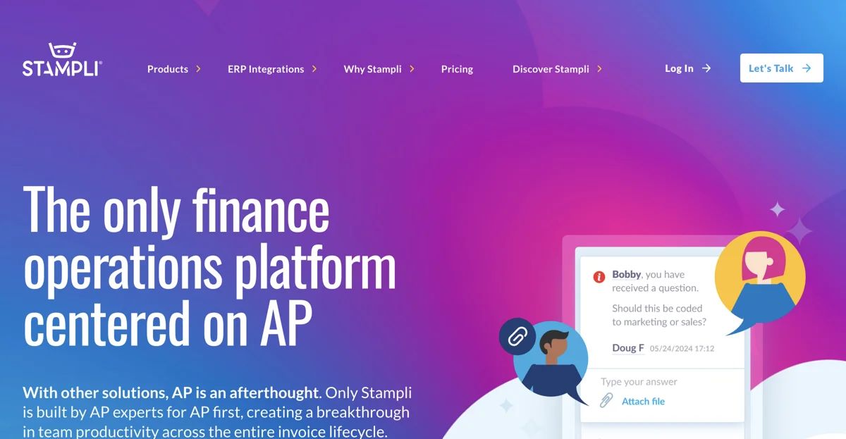 Stampli: The #1 AP Automation Software for Finance Operations