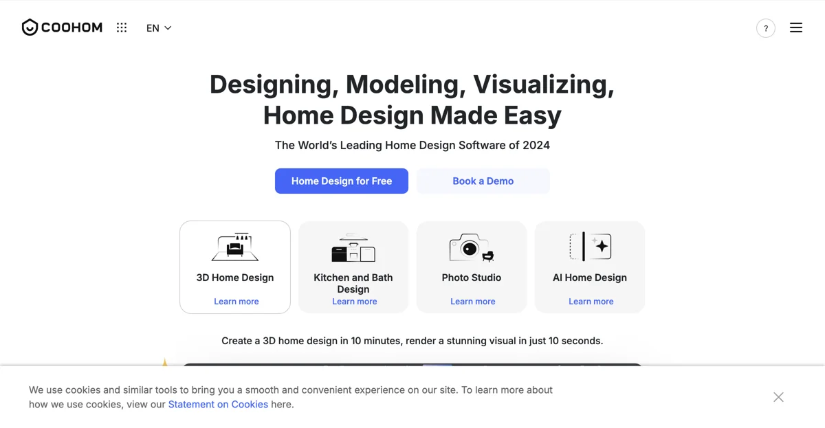 Discover Coohom: The Best 3D Home Design Software of 2024