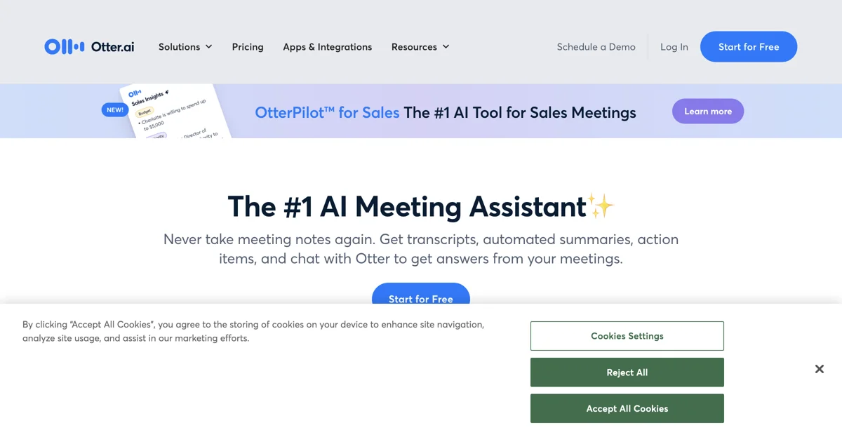 Otter.ai: The Best AI Meeting Assistant for Productivity