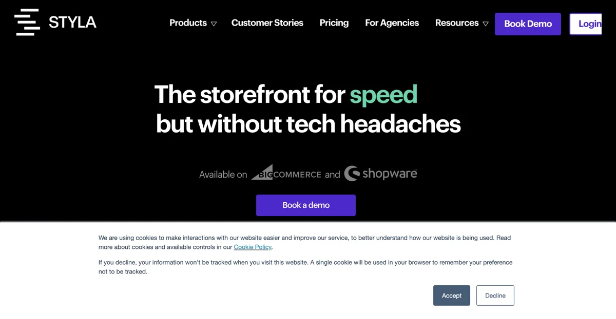 Styla Frontend - Giải Pháp Headless Cho BigCommerce và Shopware