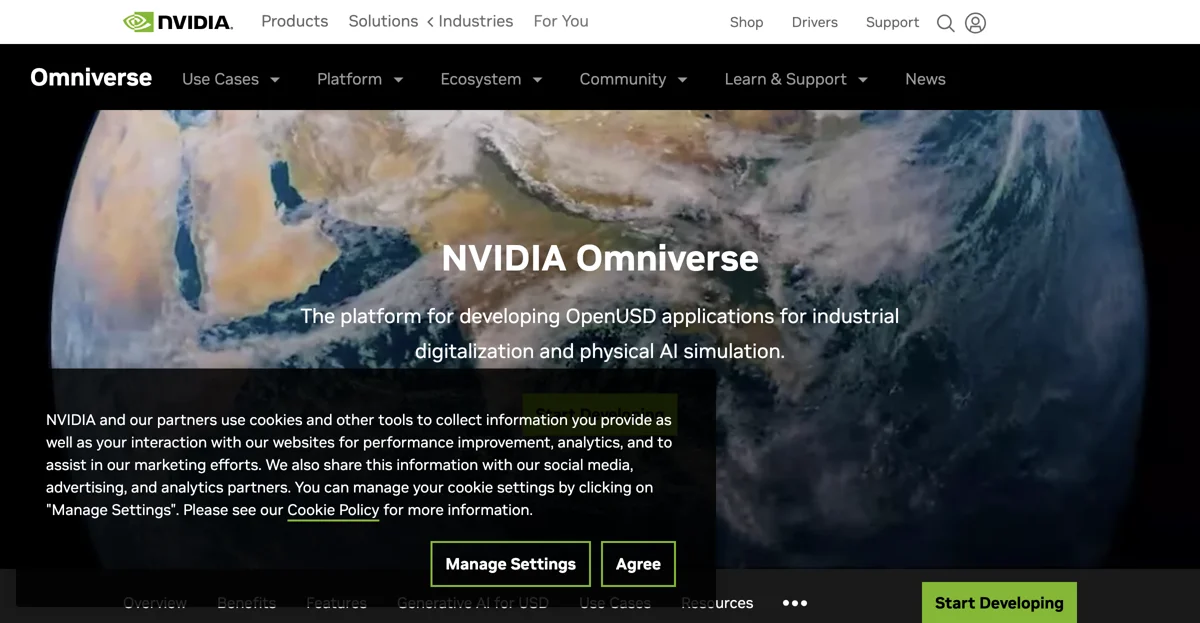 NVIDIA Omniverse: Nền tảng phát triển ứng dụng OpenUSD cho số hóa công nghiệp