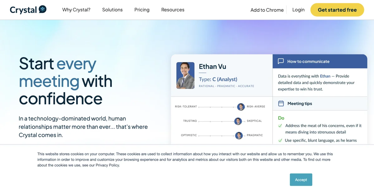 Crystal: Elevate Your Meetings with Personality Insights