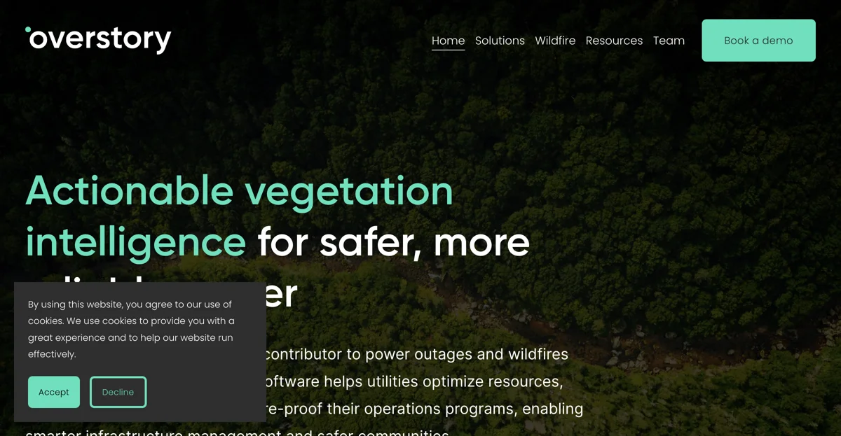 Overstory: Satellite Vegetation Management for Safer Utilities