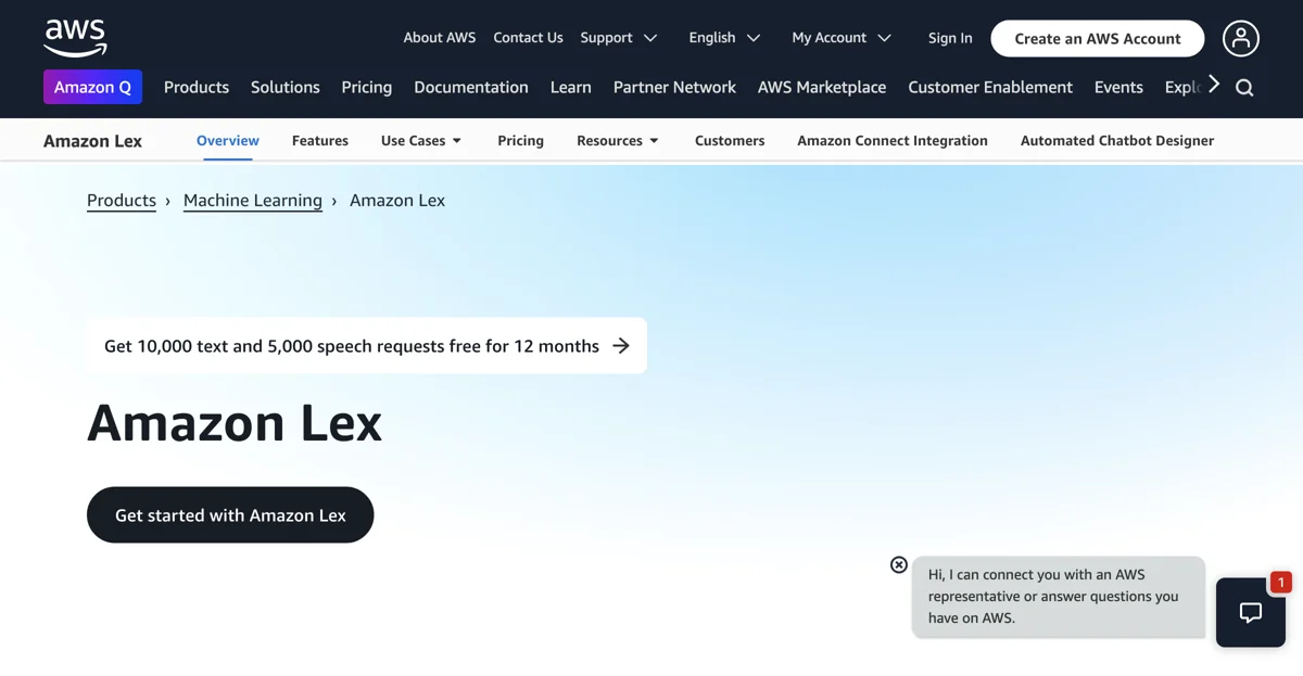 Amazon Lex: Tạo Chatbot AI Giao Tiếp Dễ Dàng