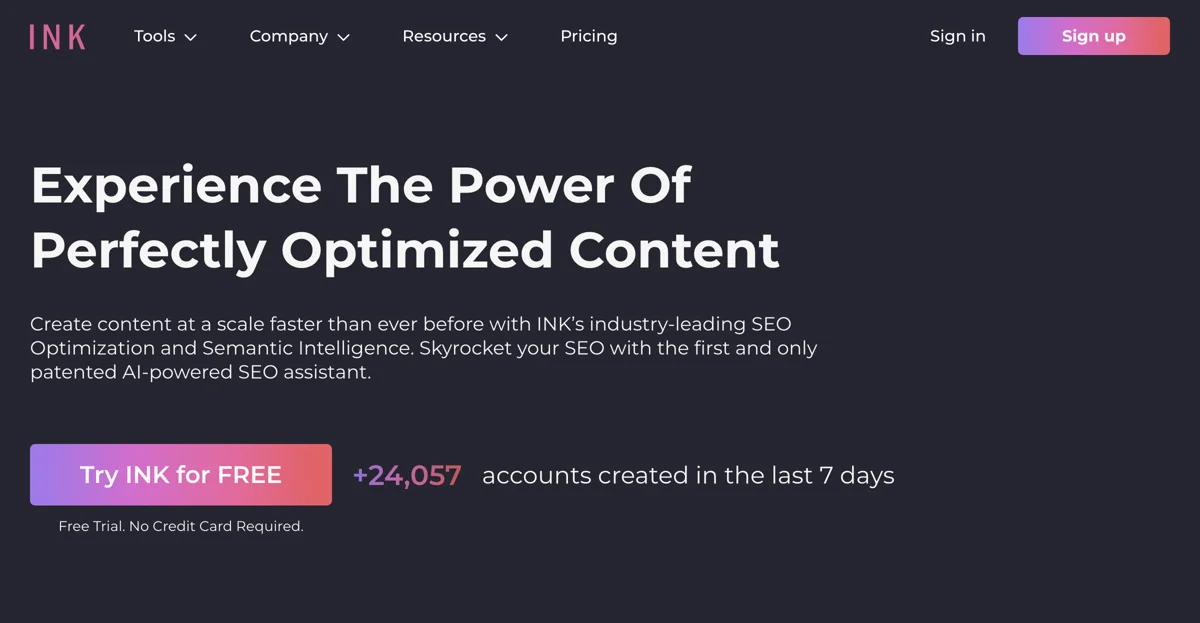 INK: The Best AI Content Assistant for Marketing & SEO