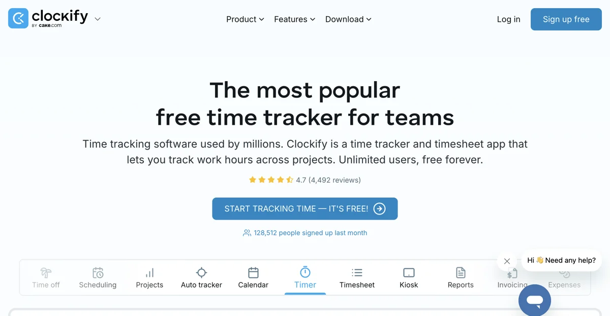 Clockify: Free Time Tracking Software for Teams