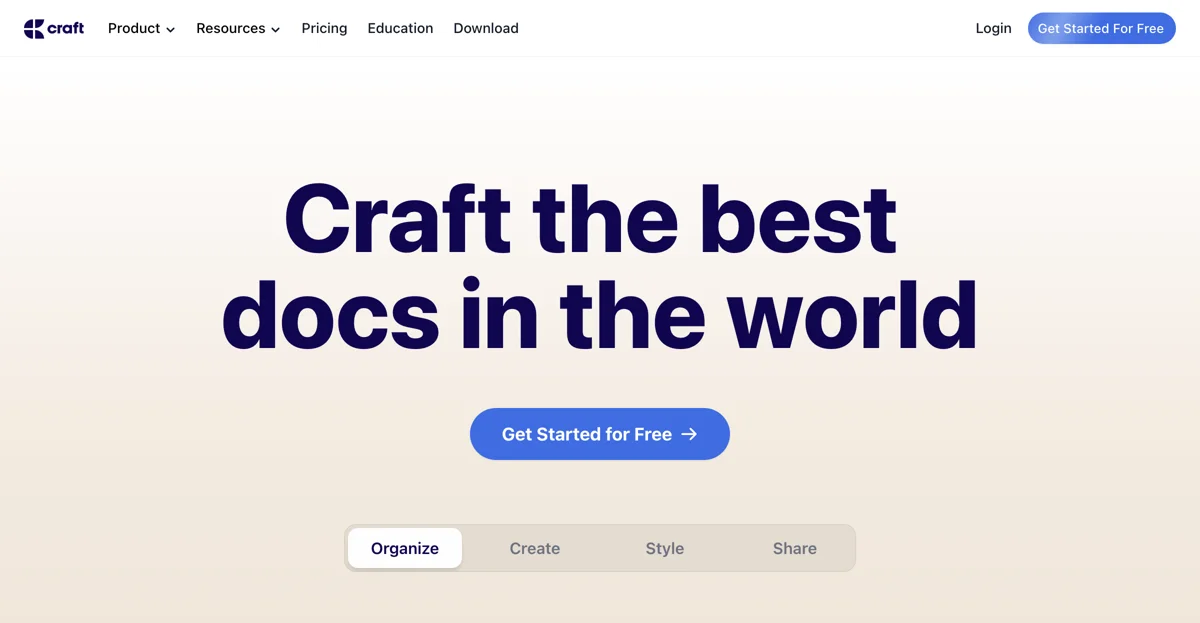 Craft: Revolutionizing Document Management and Note-Taking