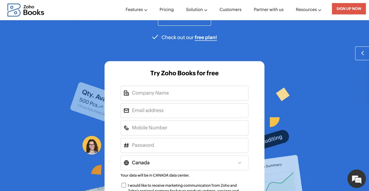 Phần mềm Kế toán Online - Canada | Zoho Books