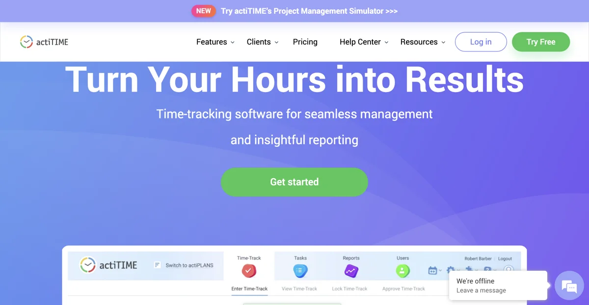 Maximize Project Efficiency with actiTIME Time Tracking Software