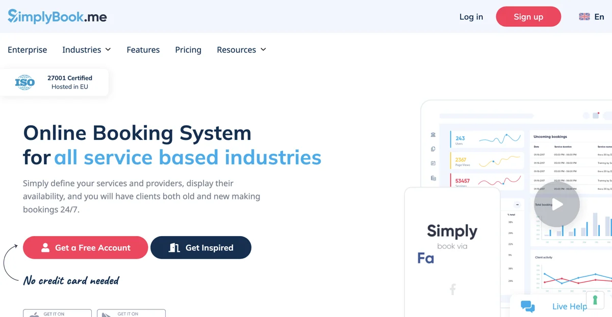 SimplyBook: Your Go-To Online Appointment Scheduling Tool