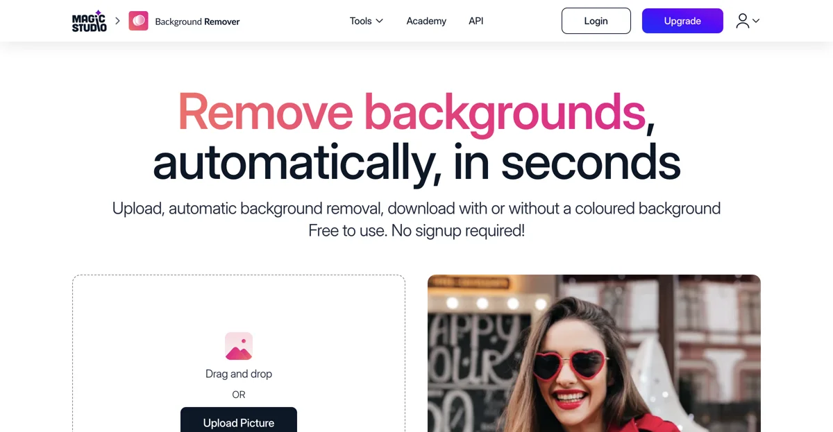 Remove Backgrounds in Seconds with Magic Studio's Background Remover