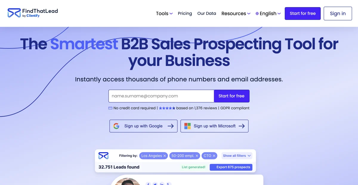 FindThatLead - Streamline Your B2B Lead Generation Efforts