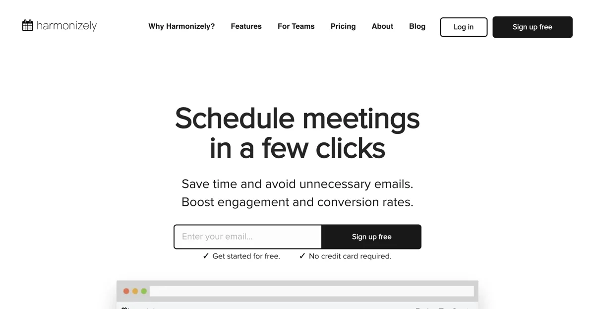 Harmonizely: Simplify Your Meeting Scheduling Effortlessly